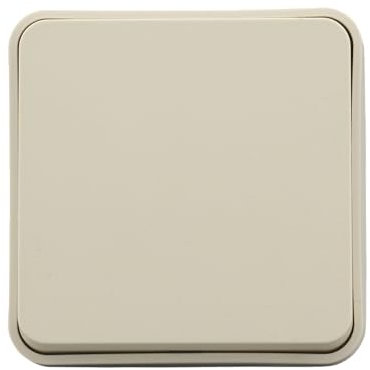 DEBFLEX 730451 - CYKLONE - Interrupteur Bouton Poussoir - IP55 - Couleur sable