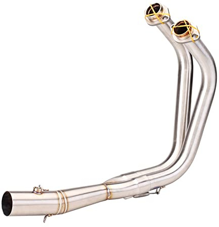 CORCI Tubo Escape Motocicleta para para Vulcan para S650 para 650s para 650 S para VN650 Tubo Escape Delantero Modificado Silenciador Codo Tubo Escape Silenciador