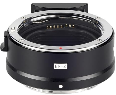 EF-Z AutoFocus Metall Objektiv-Adapter kompatibel mit Canon EF Serie Objektiv auf Z-Mount Kamera NIK0N Z5 Z50 Z6 Z7 Z8 Z9 Z30 Zfc