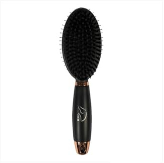 HKM Gel Brosse crinière et queue double face Bleu Foncé/Noir One Size