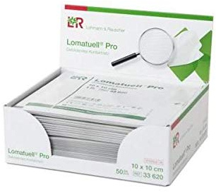 Lomatuell Pro sterile 5 x 5 cm
