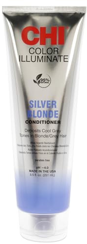 CHI Ionic Color Illuminate - Silver Blonde, Color Enhancing Conditioner, 251 ml