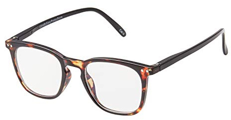 UltraByEasyPeasyStore Ultra Blue Light Blocking Glasses Brown Tortoiseshell Rimmed Anti Blue Light