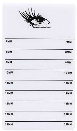 Eyelash extension pad, acrylic hand board, eyelash support, graft eyelash spacer, false eyelash tray, for false eyelash grafting 7-15mm