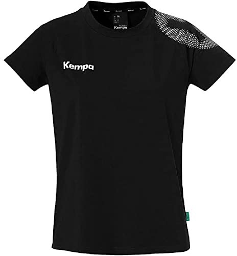 Kempa Herren Core 26 T-Shirt Women Damen Mädchen Handball Sport-Shirt Funktions-Shirt Trikot, Schwarz, M EU