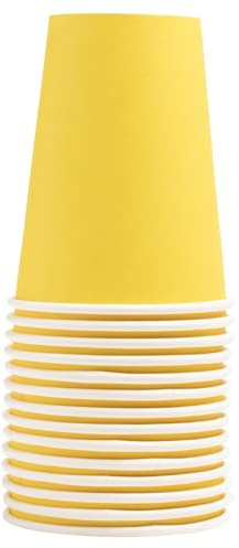 Pro Mantel - Ref. 89119i – 15 vasos – 20cl – cartón – amarillo