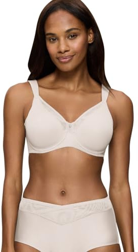 Triumph - True Shape Sensation T W01 - Donna - Reggiseno Minimizer - Spalline larghe - Biancheria intima - Opaco, Avorio (Fresh Powder), 2C