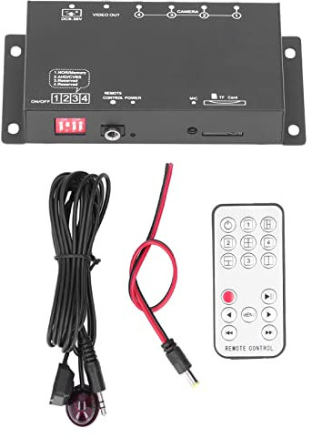 Videoregistratore Mobile DVR per Auto, Mini MDVR 1080P a 4 Canali Design di Livello Industriale per Camion, Rimorchi, Furgoni, Autobus e Veicoli