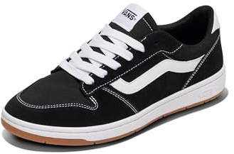 Vans Herren Ryland Ls Sneaker, Suede/Canvas Black/White, 44 EU