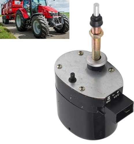 Wischermotor, DC12V-Metall-Scheibenwischermotor 105-Grad-Wischfeld, universelles Auto-Scheibenwischermotor-Ersatzzubehör Passend für Traktor