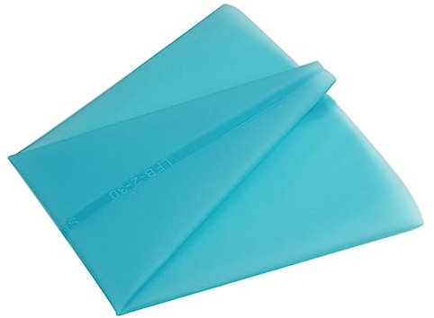 COLLBATH Mangas Pasteleras Reutilizables de Silicona Azul, Tamaño Grande