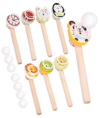 Juguete con bola flotante de 8 bolas flotantes para fiestas – Actividad con bolas sopladas, para interiores exteriores, escuela, guardería, noches familiares, cumpleaños, Navidad, Año Nuevo