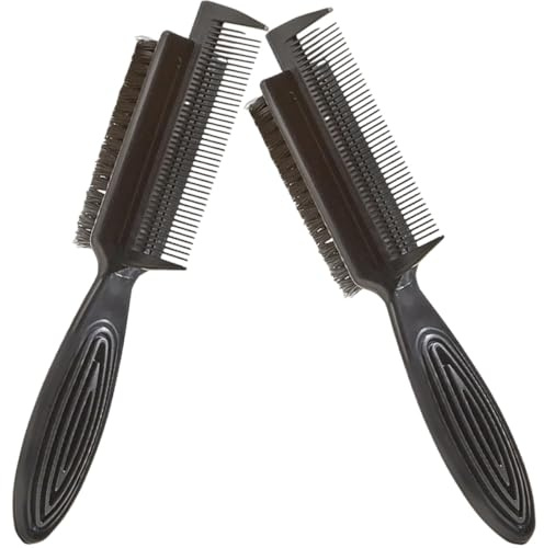 Artibetter Peigne de Séparation et Brosse à Crêper en Nylon pour Cheveux, Adaptée Coiffage Nettoyage des Cheveux Gras