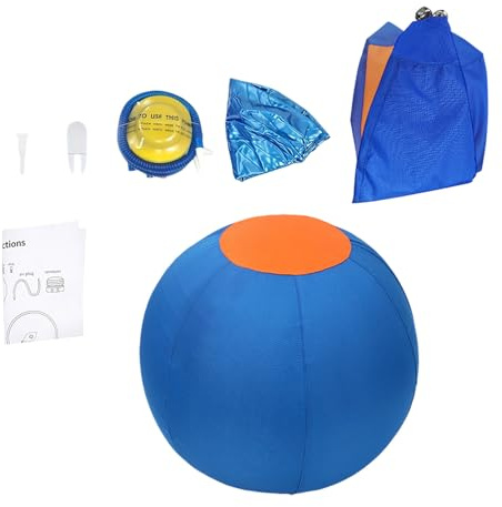 Generisch 2026 Set di giocattoli gonfiabili per cani come allenamento interattivo per cani attivi, cani da pastore di tutte le razze (Sky Blue, A)