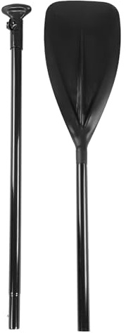 Mtlavishness Paddle Eje de aluminio ajustable de 2 piezas con agarre ergonómico para navegación, kayak, surf, diseño portátil apto para viajes con hoja en ángulo para un mejor