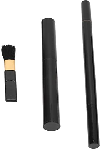 Chiyyak Penna per Barba a Lunga Durata Doppia Testa 4 Punte Penna per Definire i Baffi per Barba, Impermeabile a Prova di Sudore, Altamente Pigmentata, Scena applicabile: Styling della, Materiale:
