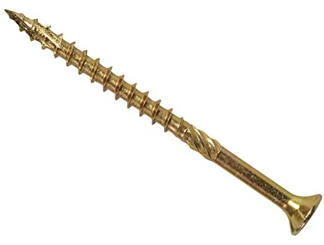 ForgeFast Elite Snabbstartade träskruvar | 6,0 x 60 mm | Zinkgul | Box 100