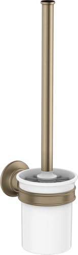 Hansgrohe AXOR Montreux Toilettenbürstenhalter, Wandmontage, 42035, Farbe: Brushed Nickel