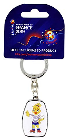 FIFA Women's World Cup France 2019™ Keyring Offset Pet/Trophy, Adult Unisex, Replica, One Size