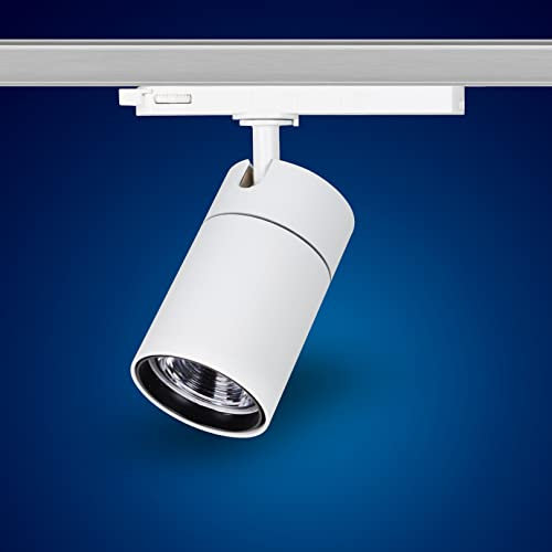 Mextronic 3-Phasen-LED-Panel für Stromschienen LED 3 Phasen Strahl ALT85 (W) 27W Neutralweiß für Schienensystem