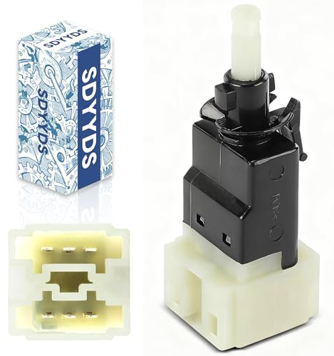 SDYYDS Brake Light Switch 0015456409 6Pin FIT for Mercedes-Benz C230 C280 C43 AMG CLK320 CLK430 CLK55 AMG E430 E55 AMG G500, G55 AMG G550 ML320 ML430 ML500 ML55 AMG SLK230 SLK32 AMG SLK320