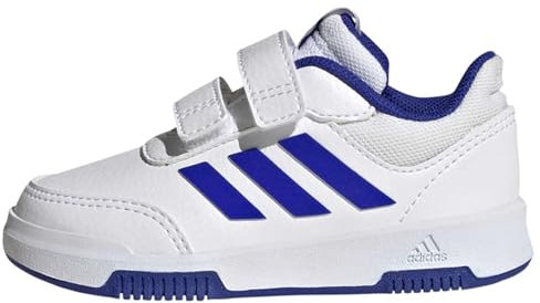adidas Tensaur Hook and Loop Shoes Laufschuhe, Cloud White/Lucid Blue/Black, 25 EU