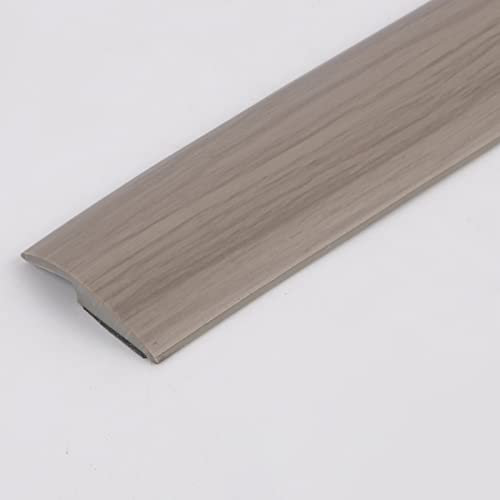 Tapajuntas Suelo Tira Autoadhesiva Para Umbral De Puerta, Alfombra De PVC Espesa A Tiras De Transición De Suelo De Baldosas, Perfil De Borde Recortable Con Acabado Grano Madera ( Color : Woodgrain 1 ,
