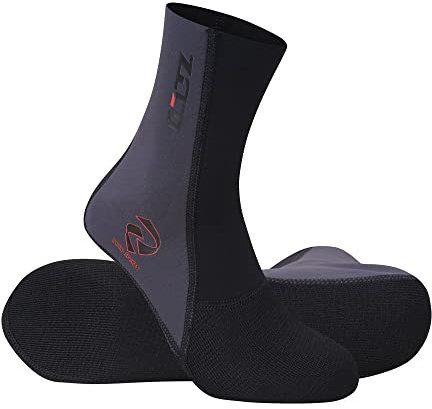 ZCCO Calcetines de buceo de neopreno Calcetines acuáticos de 1,5 mm para hombres, mujeres y jóvenes - Ideales para bucear, hacer snorkel, surfear y deportes acuáticos