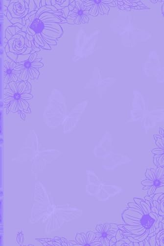 Violet Garden: Bordered Paged Art Book (The Garden Series - Ivory pages)