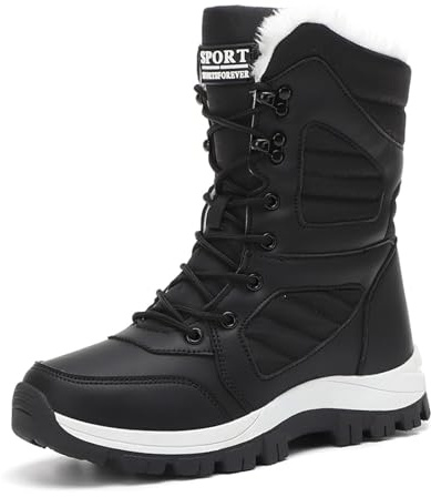 Apres Ski Femme Bottes De Neige Botte Chaussure Grand Froid Bottines Chaudes D'hiver Fourrées Chaussures Boots Pour Hiver Bottine Chaude Après-Ski Randonnée Après Imperméable Raquette Apres-Ski