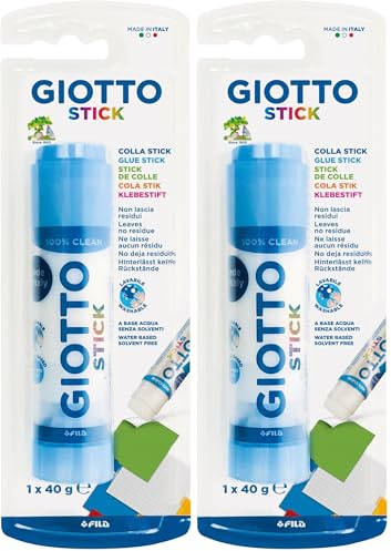 GIOTTO Colla Stick 40g (Confezione da 2)