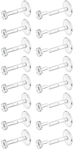 Dochais 18G 16G Transparente Labio Barras Studs Piercing Retenedores