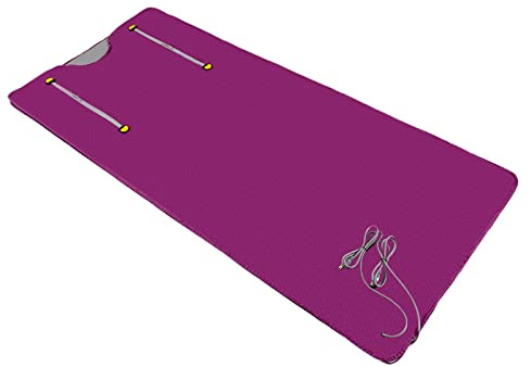Gdetnysty Manta para sauna por infrarrojos, para terapia de calor, dispositivo de fitness, 2 zonas, adelgazamiento de grasa, con controlador de 2 zonas, temporizador, mando a distancia, protección
