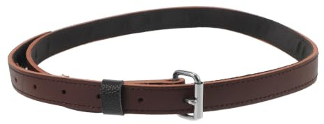 Hemobllo Correa de Estribo de Cuero Ajustable para Entrenamiento Ecuestre con Hebilla Metálica, Soporte Profesional para Montar a Caballo en Eventos y Paseos Largos