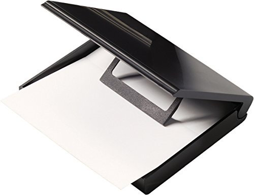 helit H6305895 - Zettelkasten mit Deckel, DIN A7, für 200 Blatt, schwarz