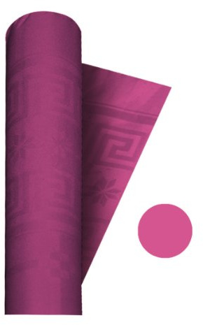 TOVAGLIA ROTOLO IN CARTA DAMASCATA FUCSIA 7X1,20 MT