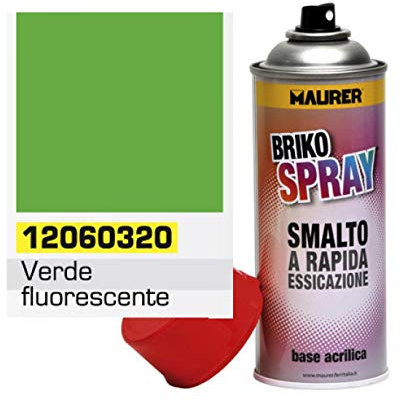 MAURER - Spray Pintura Verde Fluorescente 400 ml.