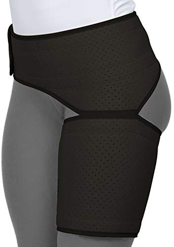 Vive Hip and Groin Brace - Sciatica Brace - Bursitis Hip Pain Relief for Women and Men - Hip Flexor Compression Wrap Support - Thigh, Hamstring Recovery for Joints, Nerve Pulled Muscles and Arthritis