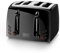 BLACK+DECKER TR1410BD 4-Slice Toaster, Aluminum