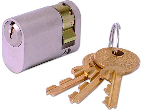 EVVA A5 OHZ Half Oval Cylinder KD - 41mm (32-9) NP