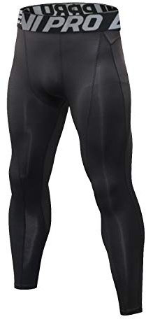 LNJLVI Leggings Mallas Hombre Deporte para Running Fitness Pantalón de Compresión (Pantalones de compresión/Negro,M)
