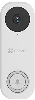 EZVIZ Campanello video 5G WiFi 5MP, FOV ultra ampio a 176°, rilevamento della forma umana/veicolo, allarme acustico e luminoso, conversazione bidirezionale, resistente alle intemperie, DB1 Pro