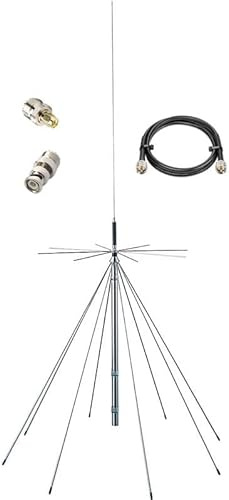 Kit antenna di base per scanner a frequenza, 25-1300 MHz, per SDR, radio, scanner, radio. Coverage HF, AIR, UHF, VHF, FM, AM, FRS, perfetta per SDR, radio, scanner e radio