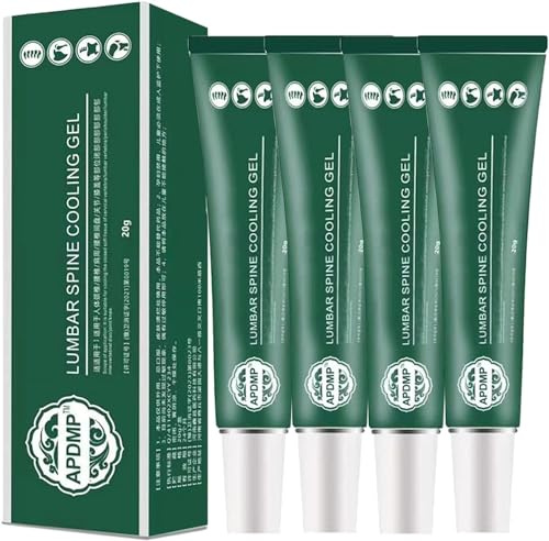Hliloy Lot de 3 compresses à froid en gel contour lombaire 20 g