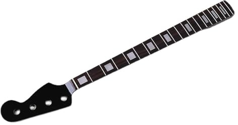 Mástil de guitarra DIY Mástil de bajo de 4 cuerdas 20 trastes guitarra eléctrica accesorios para instrumentos DIY