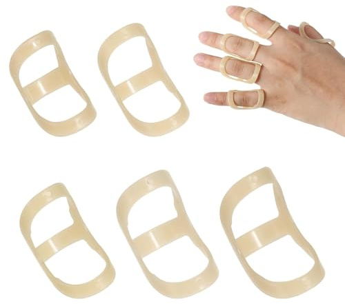 BAUCH 10pcs Férula Dedo,Protección Dedos Férulas Dedos Oval,Para Pulgar Para Soporte y Protección De La Artritis, Dedo En Gatillo (6,7,8,9,10)