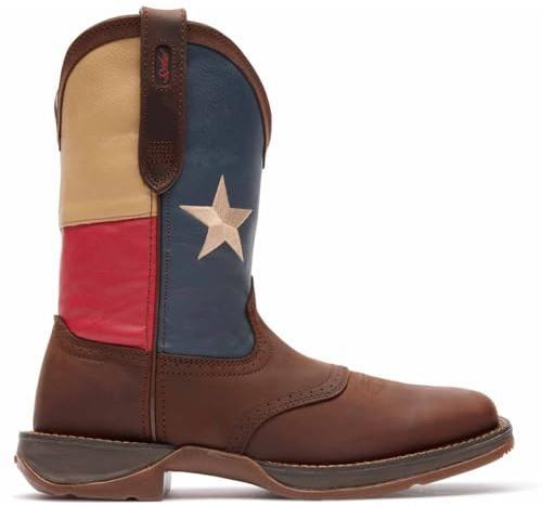 Durango Men's Rebel Western Boot,Dark Brown/Union Flag,9 M US
