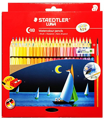 STAEDTLER Luna ABS akvarellpenna, 48 nyanser