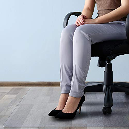 Floortex Megamat Extra dicke Stuhlmatte für harte Böden und Teppiche - 89 x 119cm