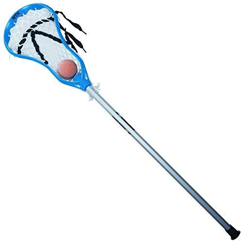 STX Lacrosse Mini Power with Aluminum Handle and Ball, Cyan, One Size